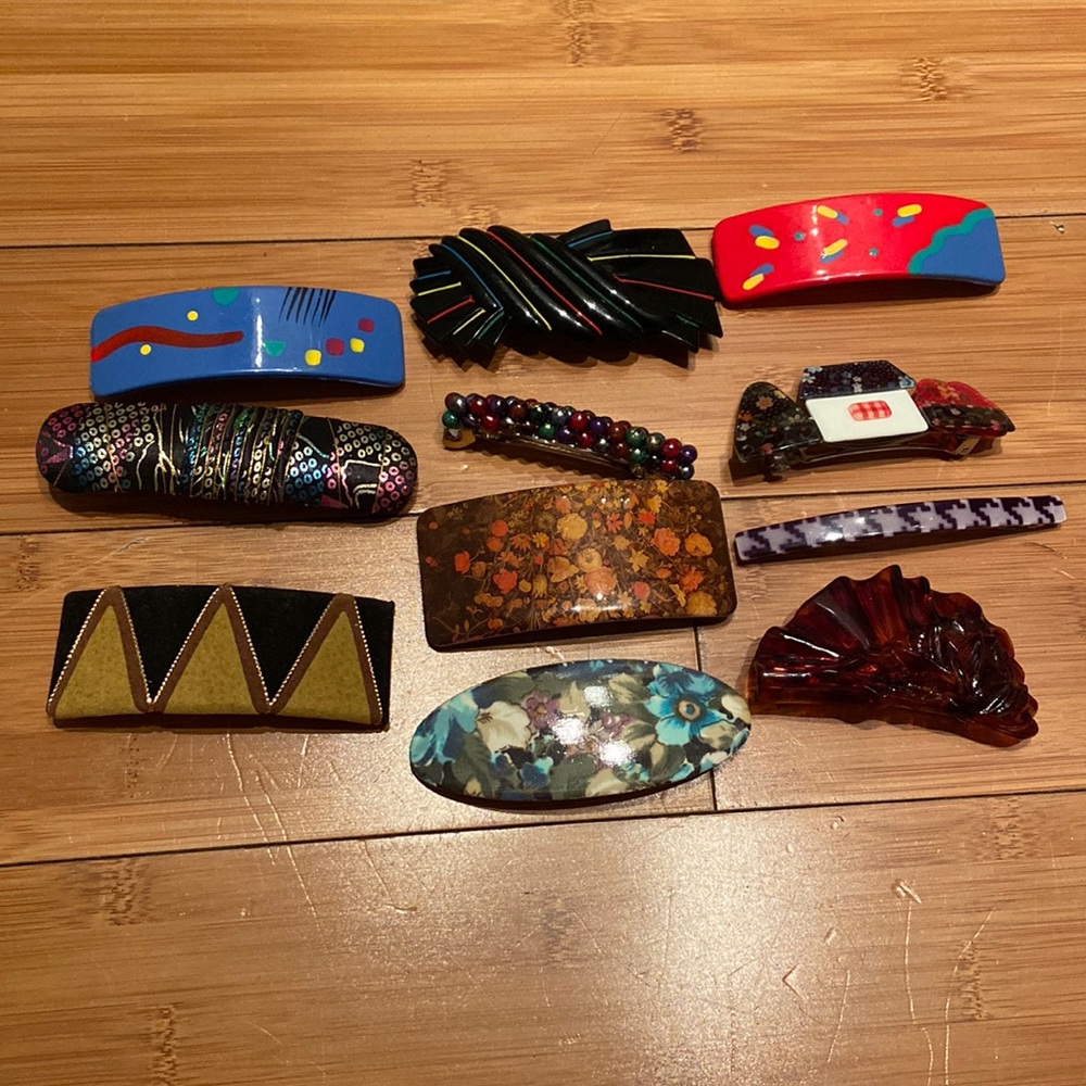 Vintage hair clips